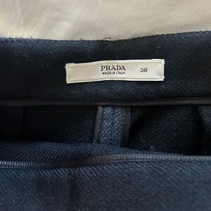 PRADA wool pencil skirt